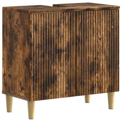 vidaXL 3 Piece Bathroom Cabinet Set ARNHEM Engineered Wood