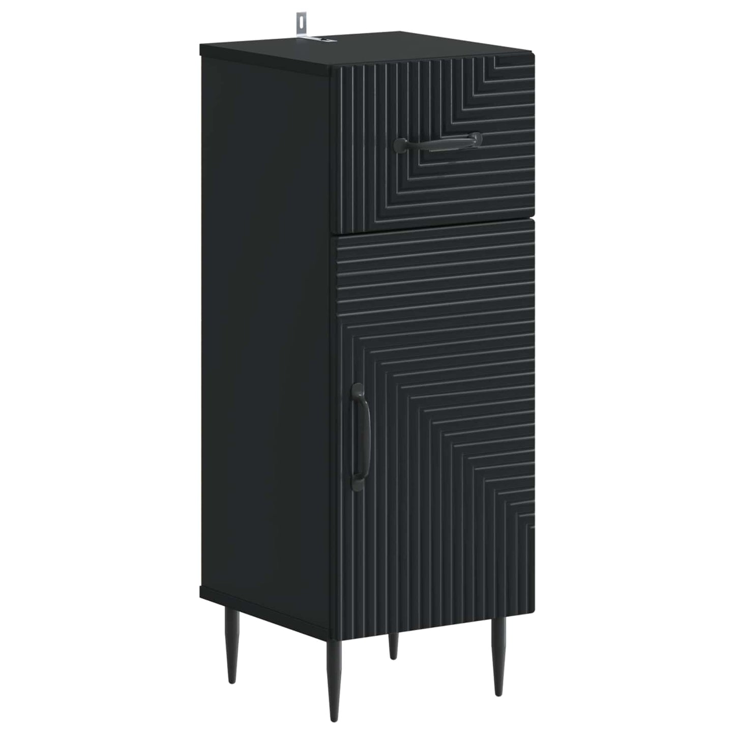 vidaXL 3 Piece Bathroom Cabinet Set HAARLEM Engineered Wood