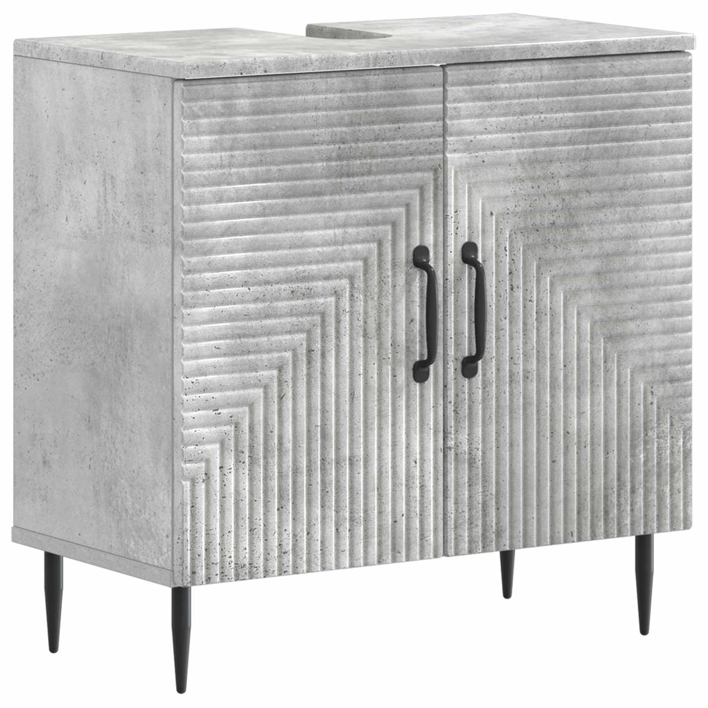 vidaXL 3 Piece Bathroom Cabinet Set HAARLEM Engineered Wood