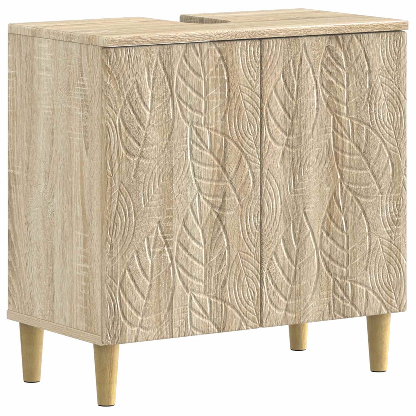 vidaXL 3 Piece Bathroom Cabinet Set DELFT Engineered Wood