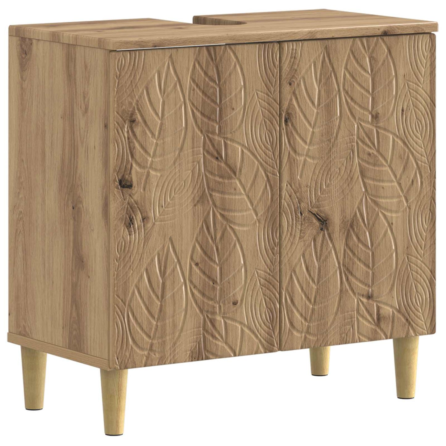 vidaXL 3 Piece Bathroom Cabinet Set DELFT Engineered Wood