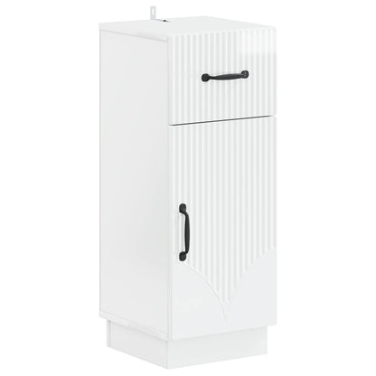 vidaXL 3 Piece Bathroom Cabinet Set HOORN Engineered Wood