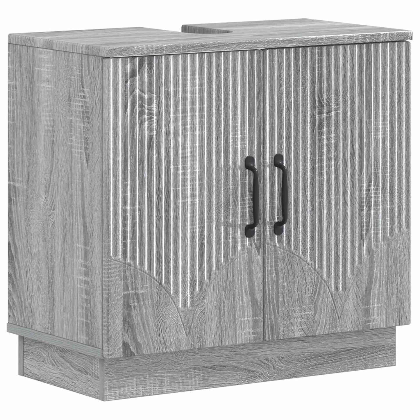 vidaXL 3 Piece Bathroom Cabinet Set HOORN Engineered Wood