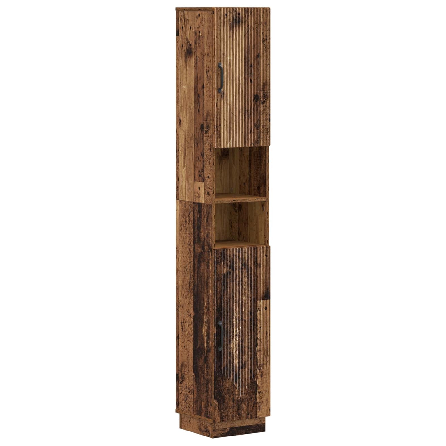 vidaXL 3 Piece Bathroom Cabinet Set HOORN Engineered Wood