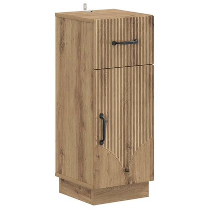 vidaXL 3 Piece Bathroom Cabinet Set HOORN Engineered Wood