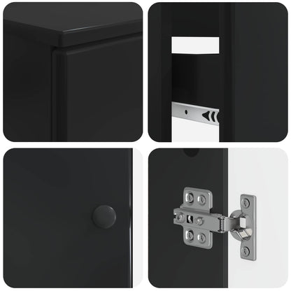 vidaXL 3 Piece Bathroom Cabinet Set BREDA Engineered Wood