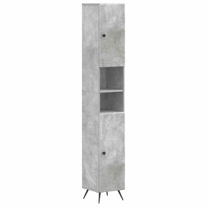 vidaXL 3 Piece Bathroom Cabinet Set BREDA Engineered Wood