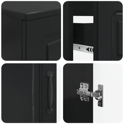 vidaXL 3 Piece Bathroom Cabinet Set UTRECHT Engineered Wood