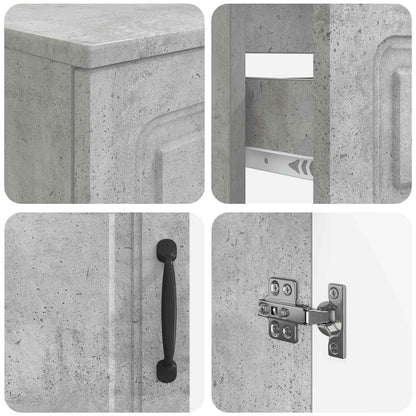 vidaXL 3 Piece Bathroom Cabinet Set UTRECHT Engineered Wood