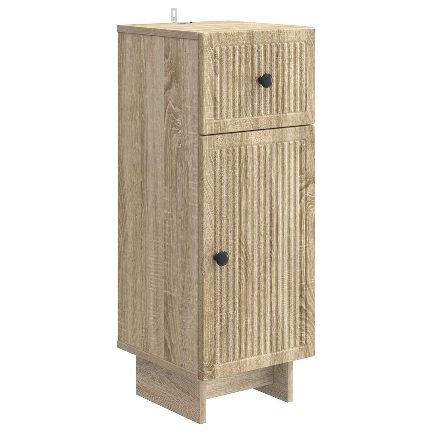 vidaXL 4 Piece Bathroom Cabinet Set EDE Sonoma Oak Engineered Wood