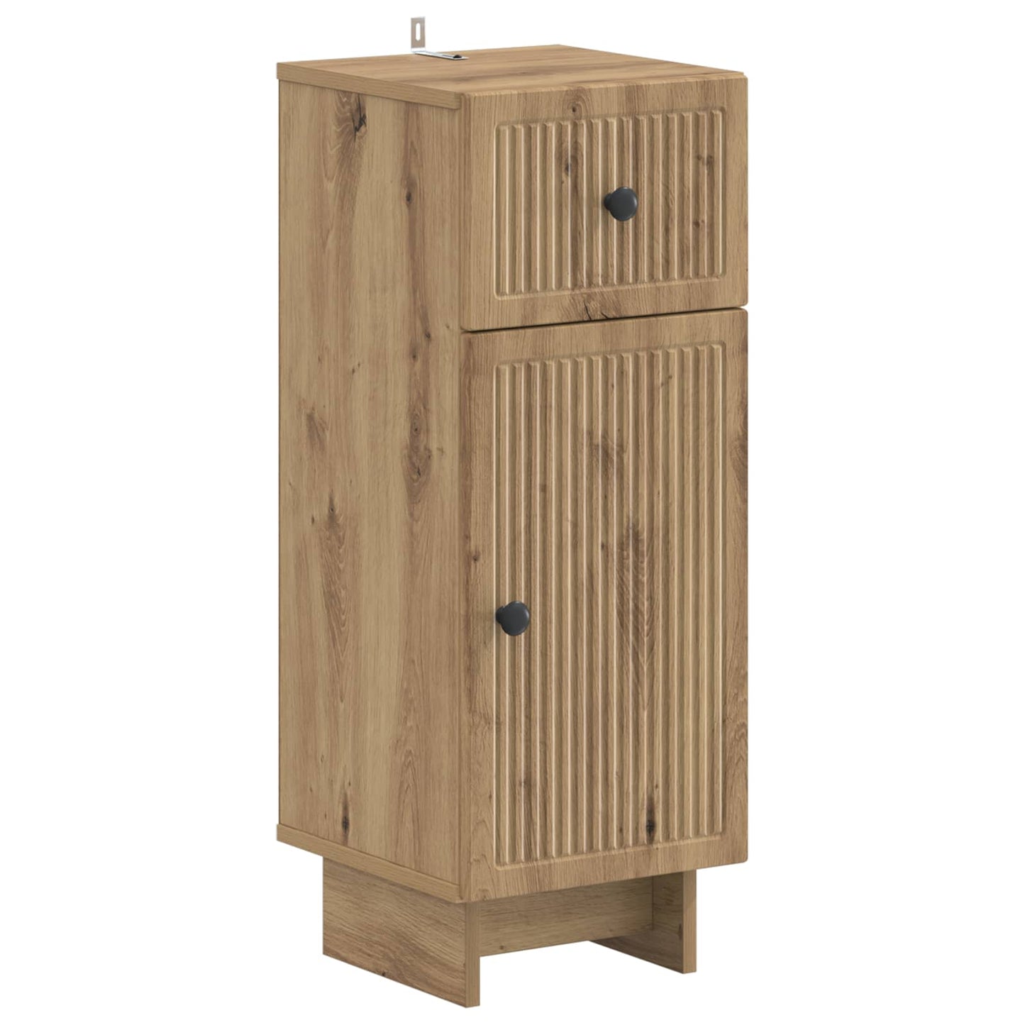 vidaXL 4 Piece Bathroom Cabinet Set EDE Artisan Oak Engineered Wood