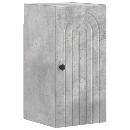 vidaXL 4 Piece Bathroom Cabinet Set ALKMAAR Concrete Grey