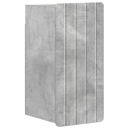 vidaXL 4 Piece Bathroom Cabinet Set ZWOLLE Concrete Grey