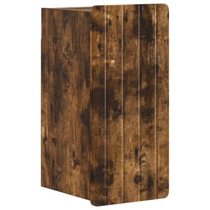 vidaXL 4 Piece Bathroom Cabinet Set ZWOLLE Smoked Oak Engineered Wood