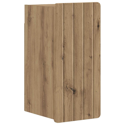 vidaXL 4 Piece Bathroom Cabinet Set ZWOLLE Artisan Oak Engineered Wood