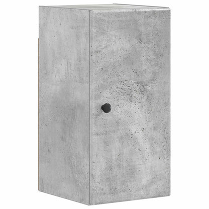vidaXL 4 Piece Bathroom Cabinet Set BREDA Concrete Grey