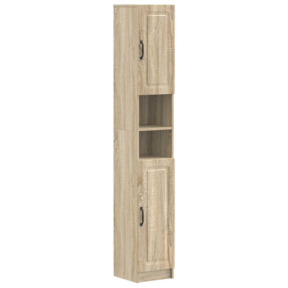 vidaXL 4 Piece Bathroom Cabinet Set UTRECHT Sonoma Oak Engineered Wood