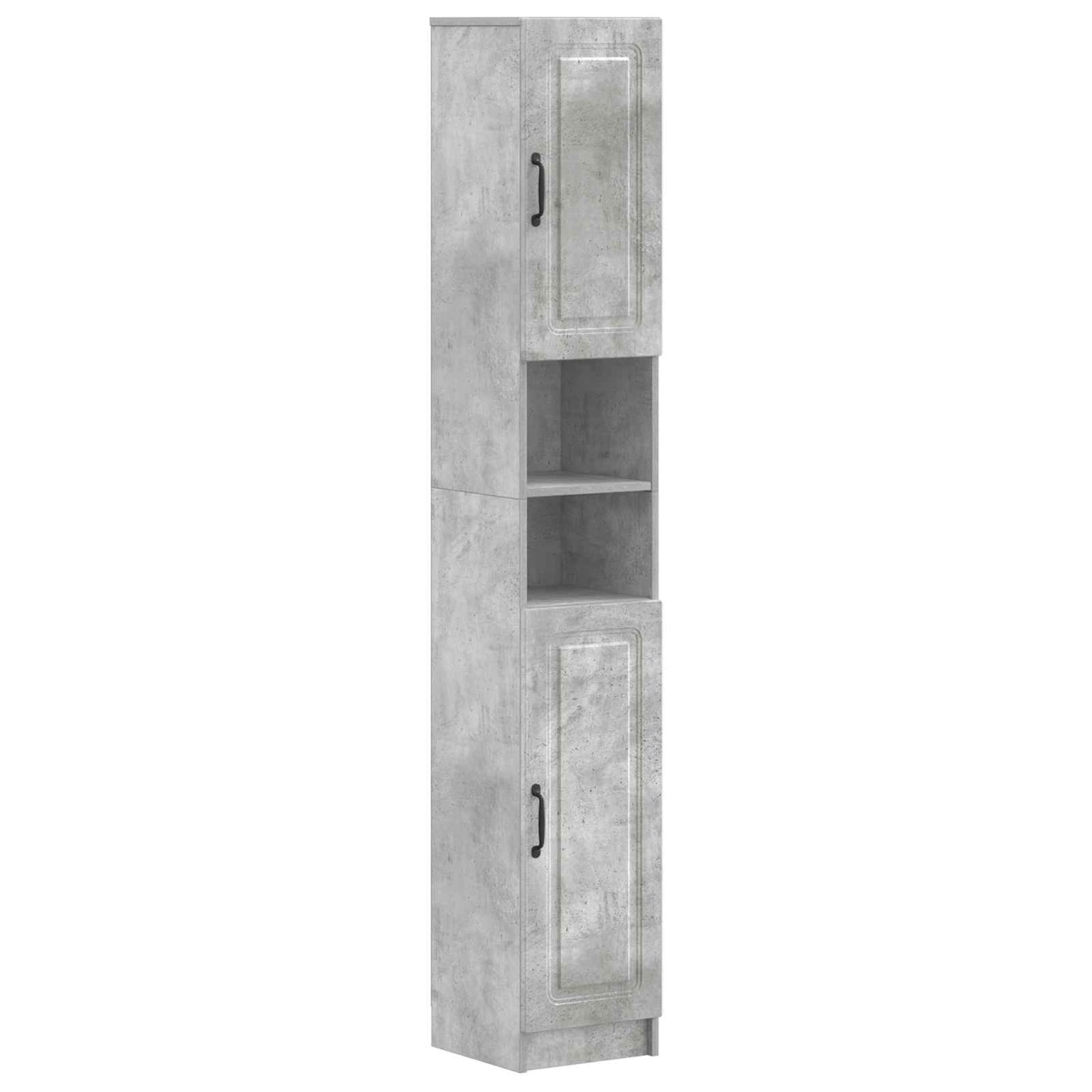 vidaXL 4 Piece Bathroom Cabinet Set UTRECHT Concrete Grey