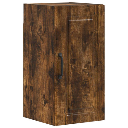 vidaXL 4 Piece Bathroom Cabinet Set UTRECHT Smoked Oak Engineered Wood