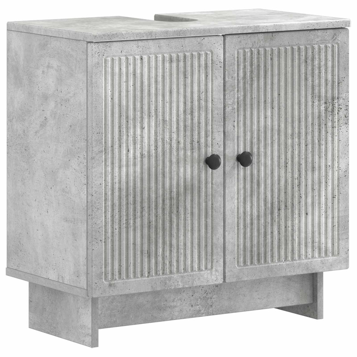 vidaXL 3 Piece Bathroom Cabinet Set EDE 3 pcs Concrete Grey