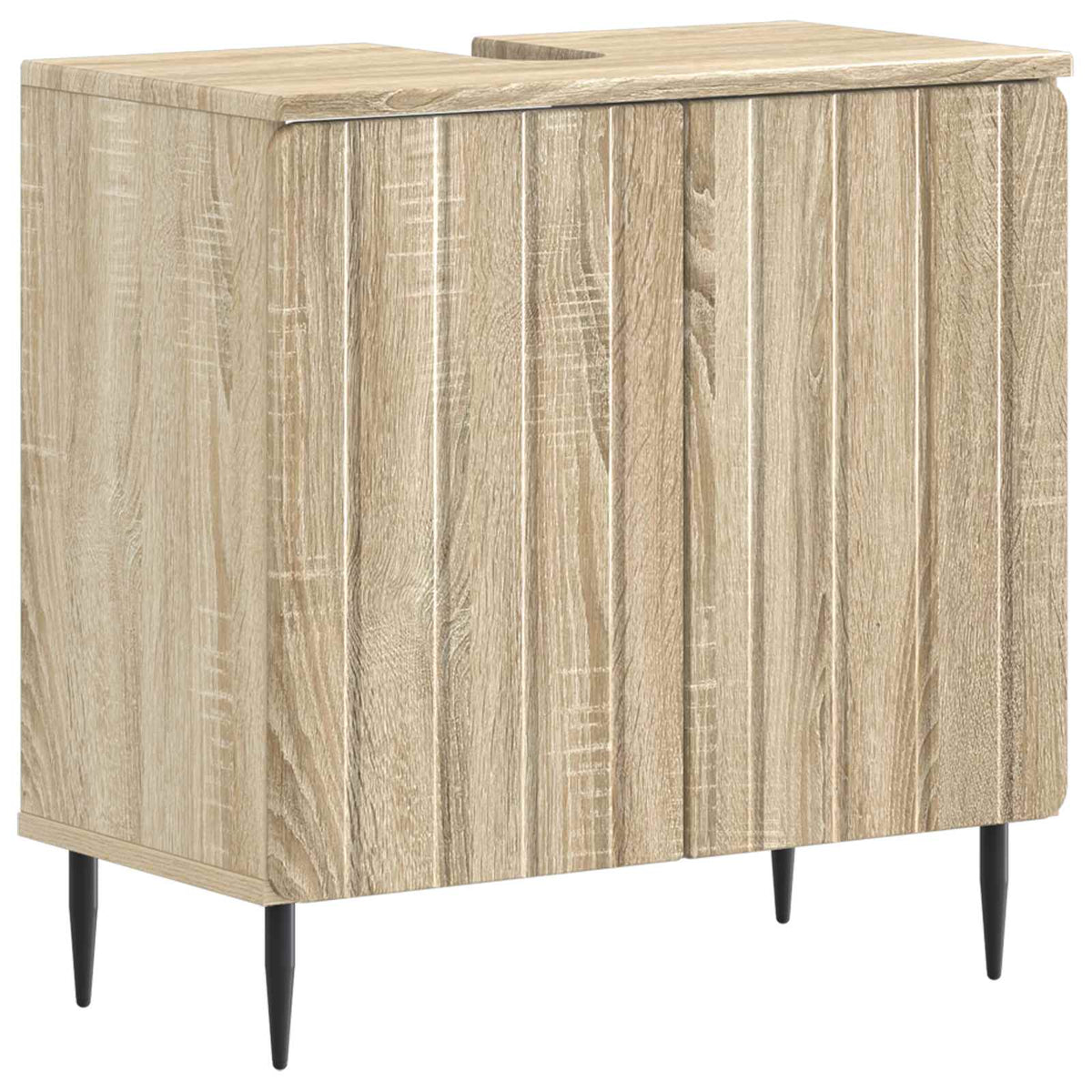 vidaXL 3 Piece Bathroom Cabinet Set ZWOLLE 3 pcs Sonoma Oak
