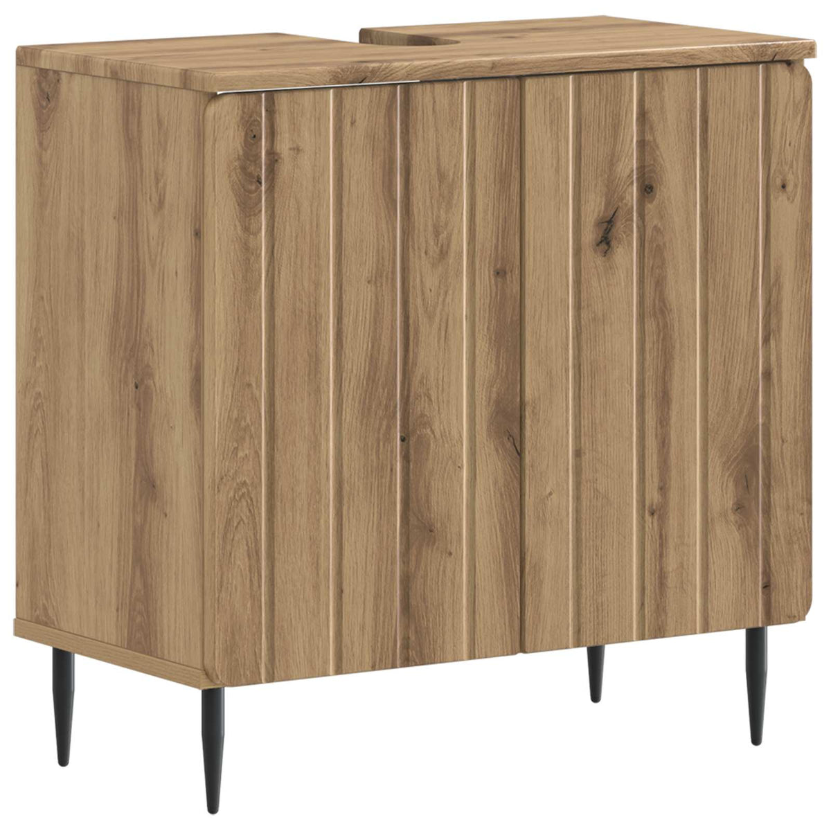 vidaXL 3 Piece Bathroom Cabinet Set ZWOLLE 3 pcs Artisan Oak