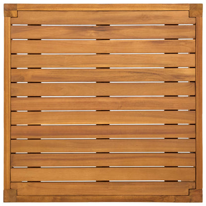 vidaXL Table Solid Acacia Wood Natural 60 x 60 x 30 cm