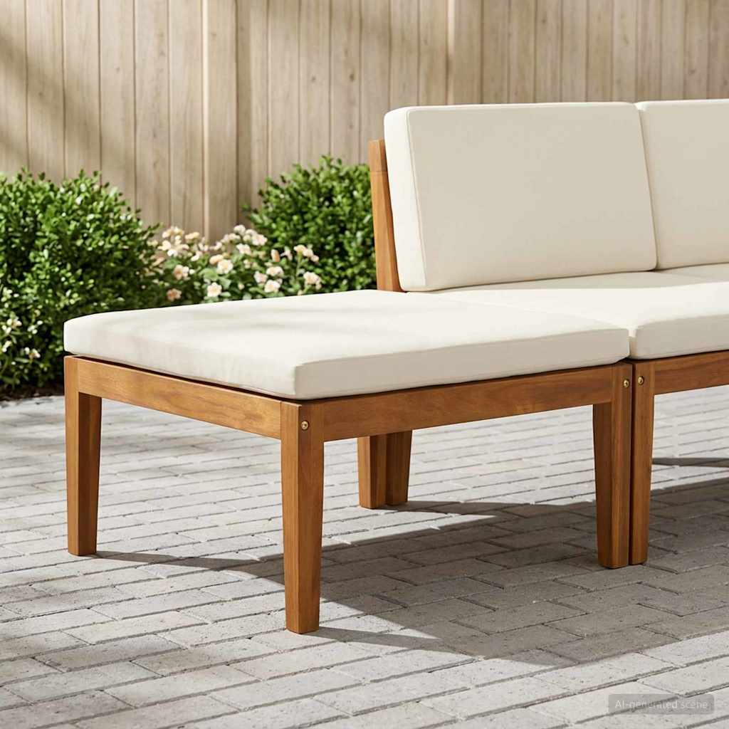 vidaXL Footrest Solid Acacia Wood Natural