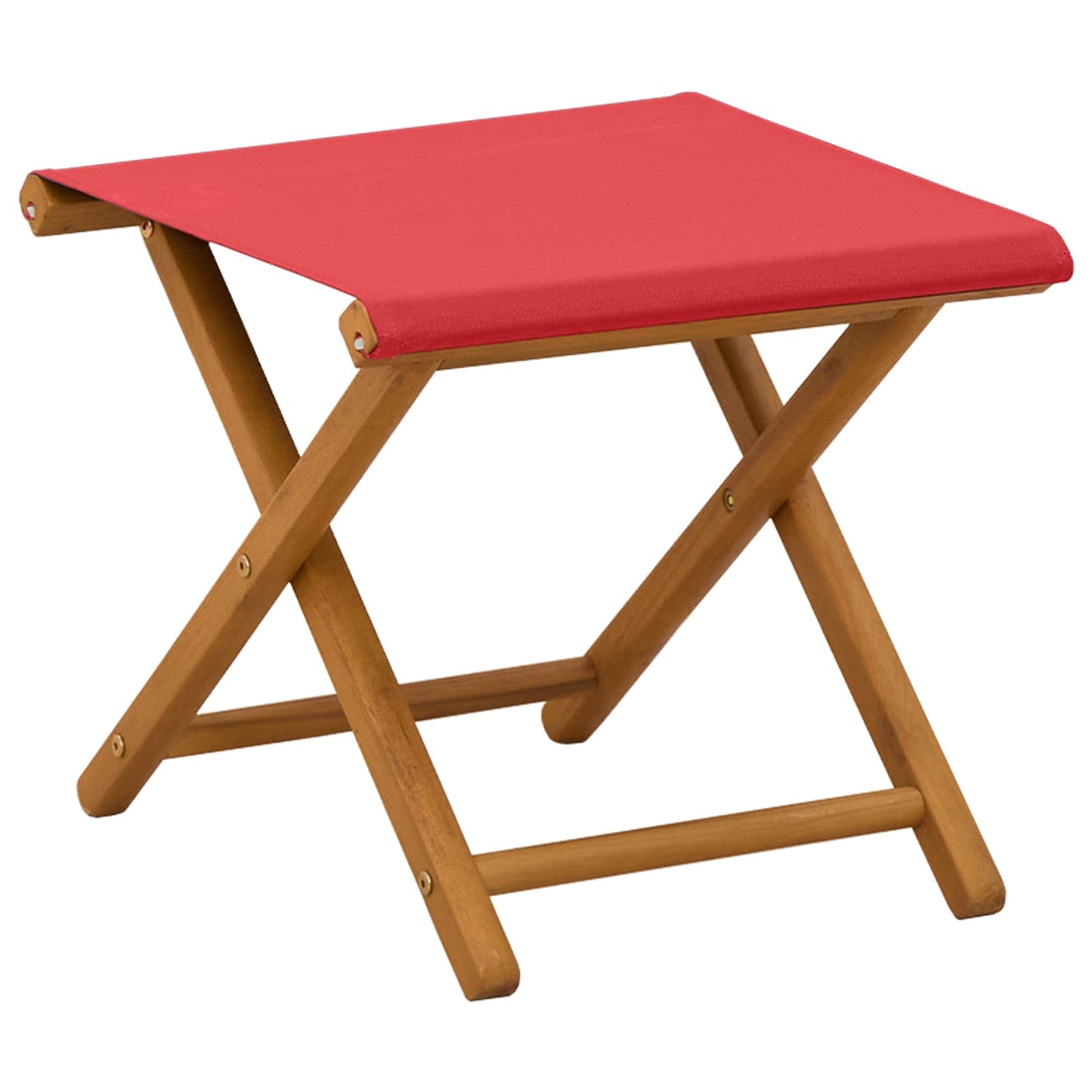 vidaXL Deck Chair 4 pcs 3 Position Solid Eucalyptus Wood Red