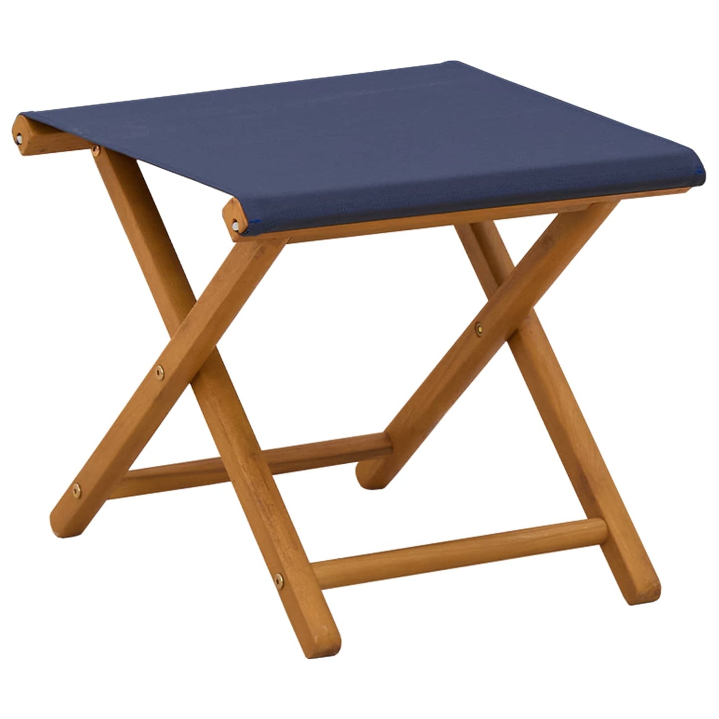 vidaXL Deck Chair 4 pcs 3 Position Solid Eucalyptus Wood Blue