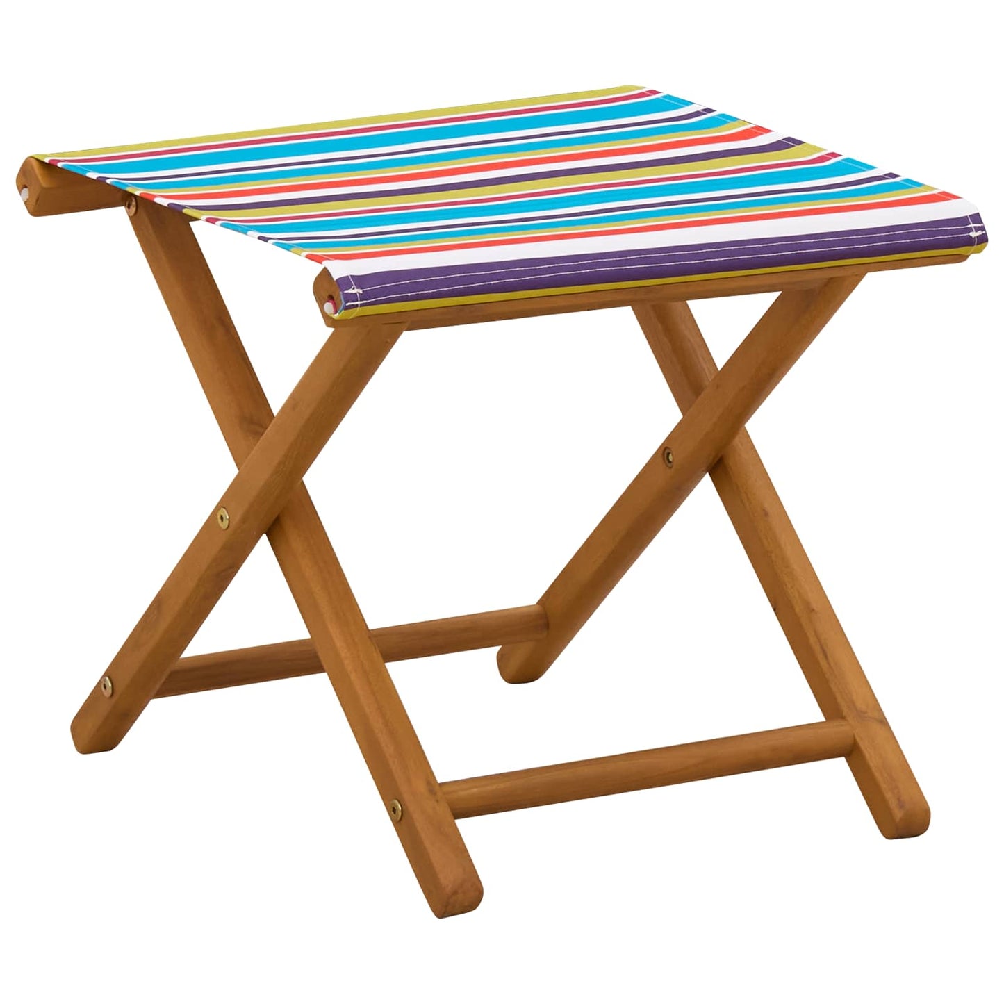 vidaXL Deck Chair 4 pcs 3 Position Solid Eucalyptus Wood Multicolour