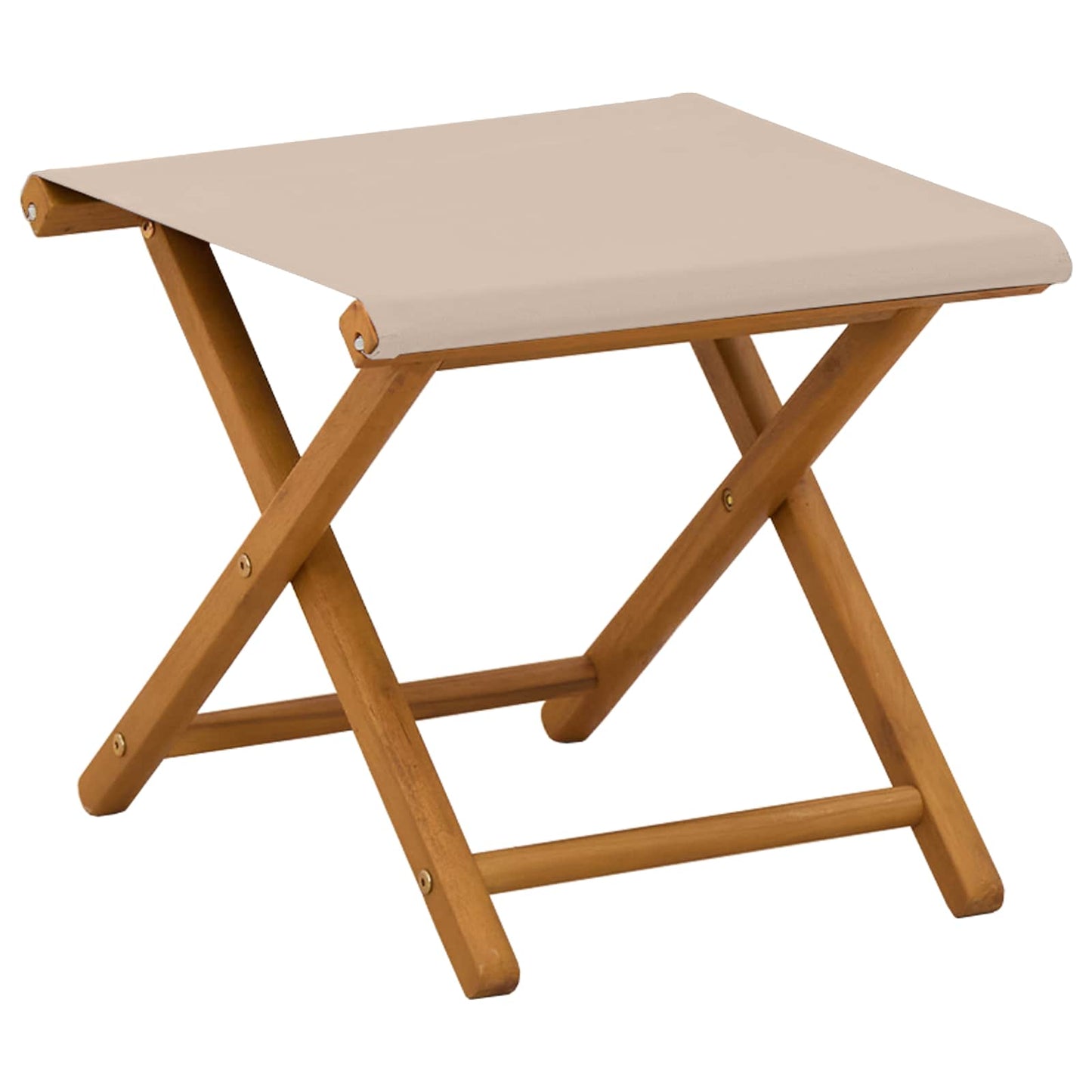 vidaXL Deck Chair 4 pcs 3 Position Solid Eucalyptus Wood Beige