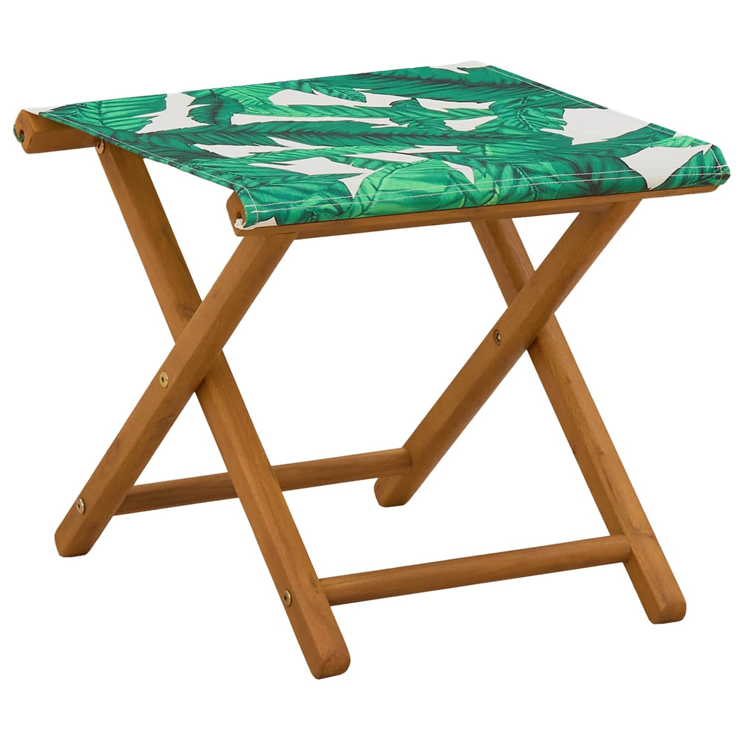 vidaXL Deck Chair 4 pcs 3 Position Solid Eucalyptus Wood Leaf Pattern