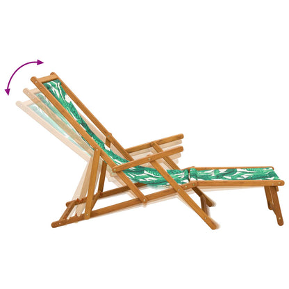 vidaXL Folding Sun Lounger 2 pcs 3 Position Solid Eucalyptus Wood