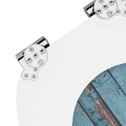 vidaXL Toilet Seat Blue 43.8 x 37.8 cm MDF board