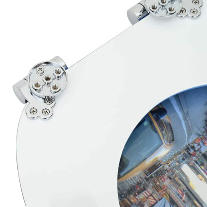 vidaXL Toilet Seat Multicolour 43.8 x 37.8 cm MDF board