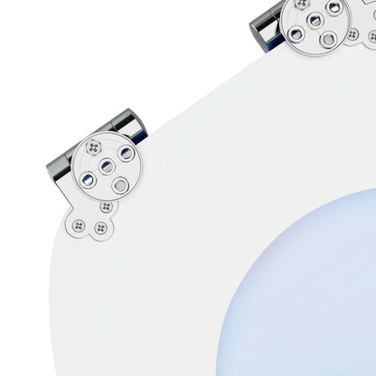 vidaXL Toilet Seat Blue 43.8 x 37.8 cm MDF board