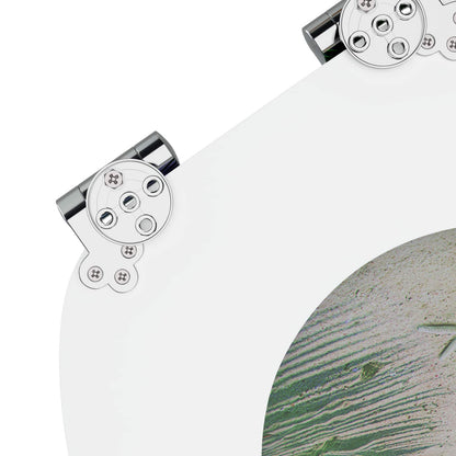 vidaXL Toilet Seat Green 43.8 x 37.8 cm MDF board