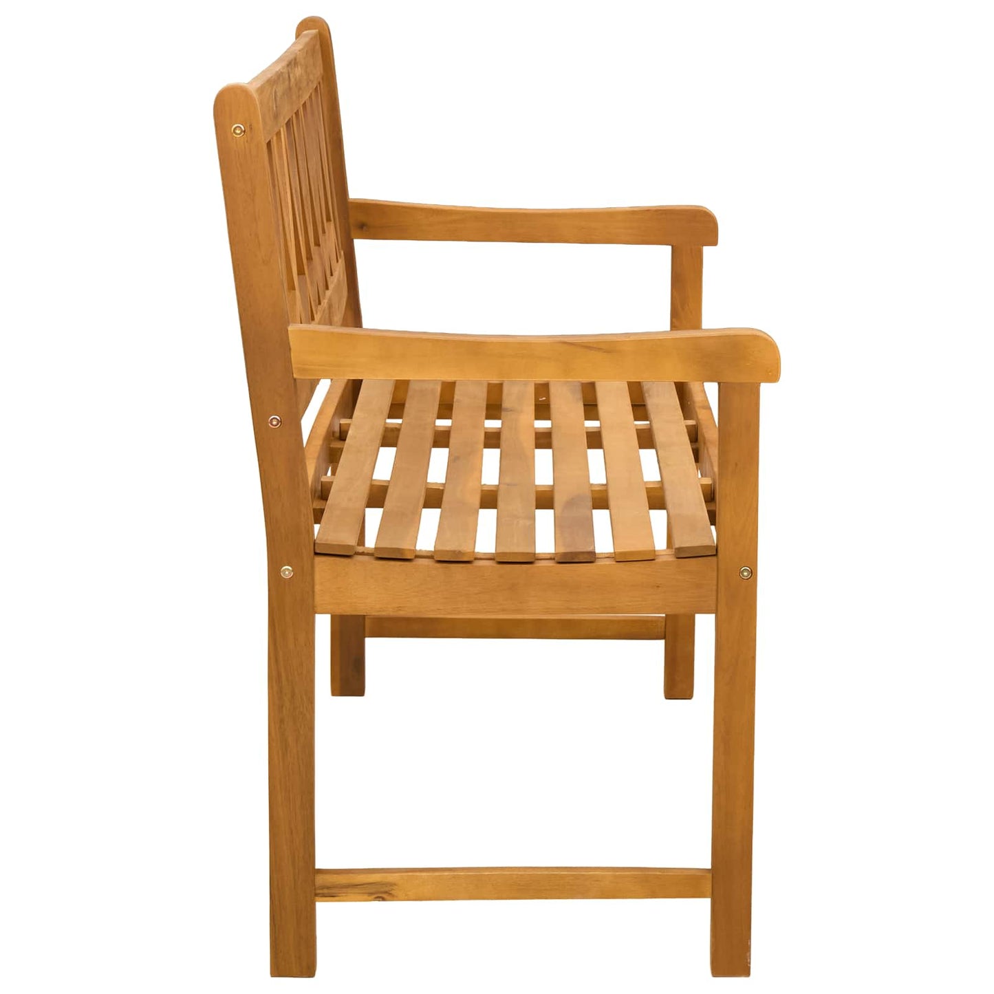vidaXL Outdoor Bench Natural 110 x 55.5 x 90 cm Solid Acacia Wood