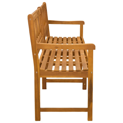 vidaXL Outdoor Bench Natural 180 x 55.5 x 90 cm Solid Acacia Wood