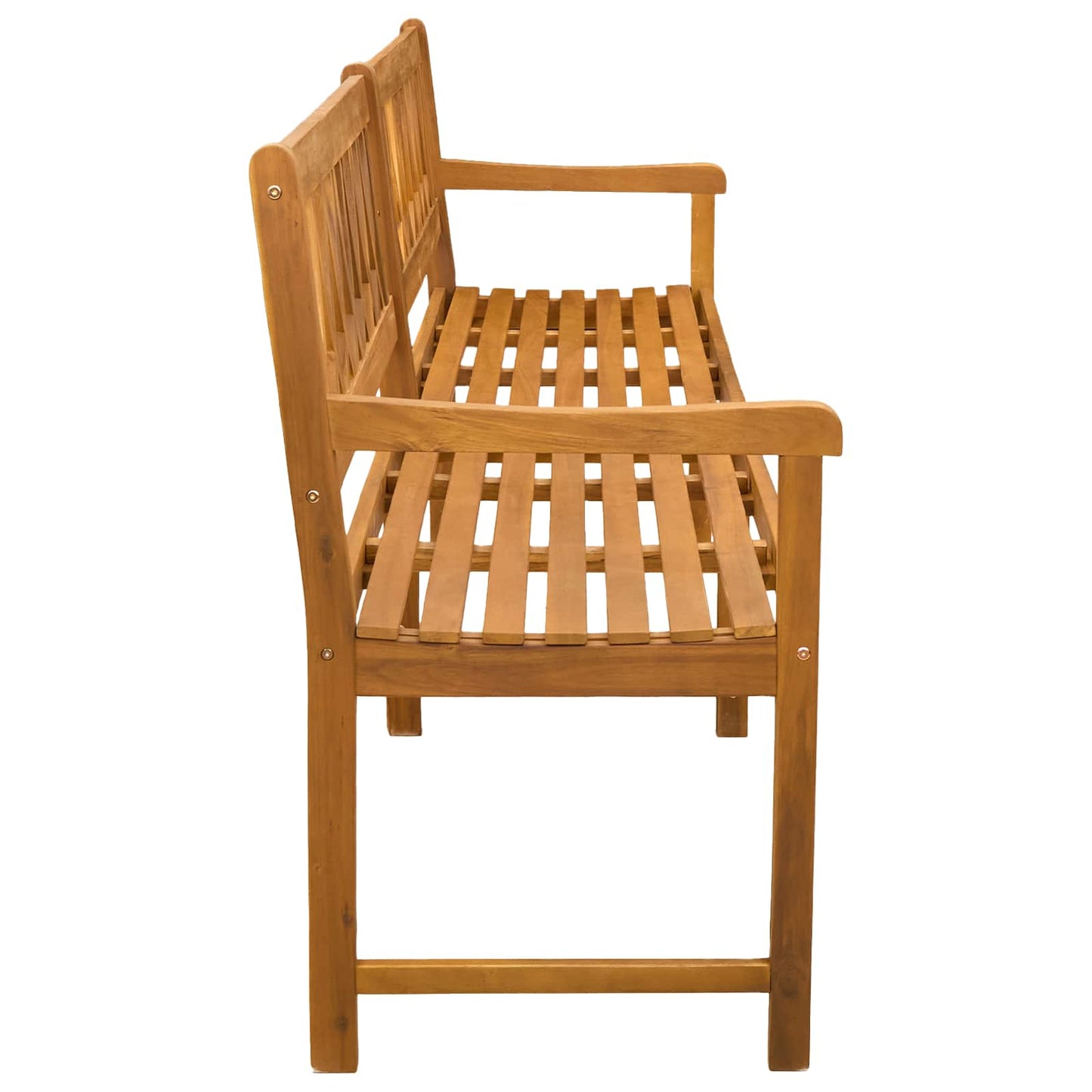 vidaXL Outdoor Bench Natural 220 x 55.5 x 90 cm Solid Acacia Wood