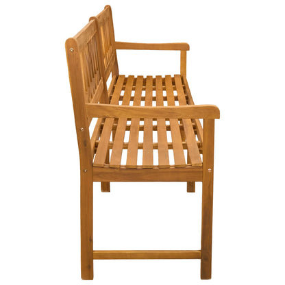 vidaXL Outdoor Bench Natural 220 x 55.5 x 90 cm Solid Acacia Wood