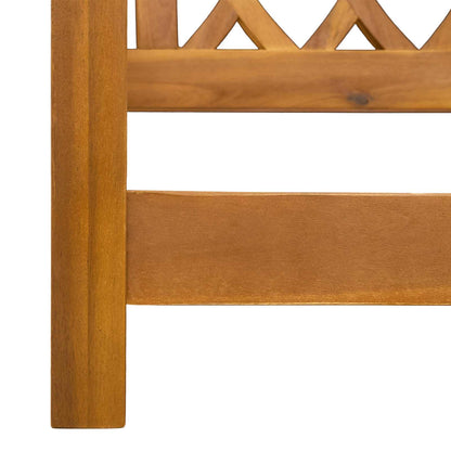 vidaXL Garden Swing Bench Natural 110 x 56 x 58 cm Solid Acacia Wood
