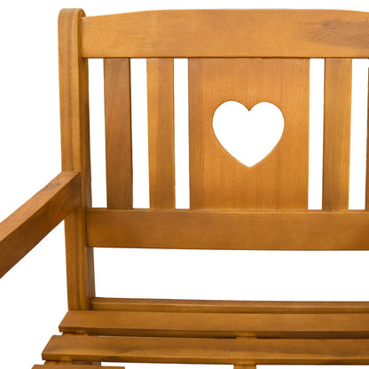 vidaXL Garden Chairs 2 pcs Natural Solid Acacia Wood