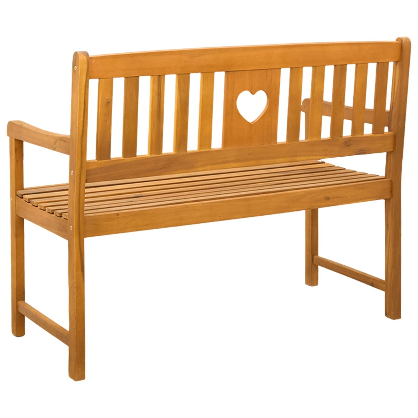 vidaXL Outdoor Bench Natural 110 x 55.5 x 90 cm Solid Acacia Wood