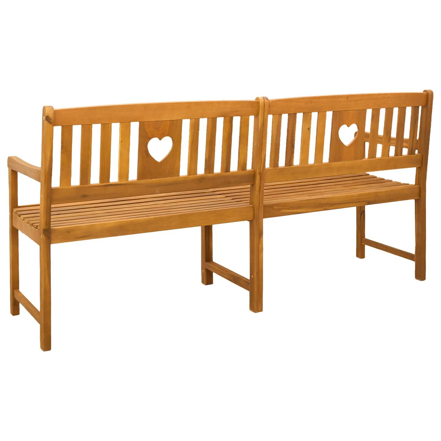 vidaXL Outdoor Bench Natural 180 x 55.5 x 90 cm Solid Acacia Wood