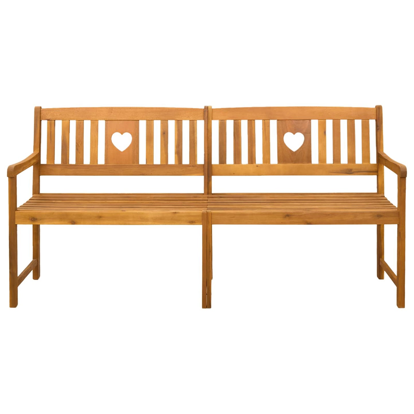 vidaXL Outdoor Bench Natural 180 x 55.5 x 90 cm Solid Acacia Wood