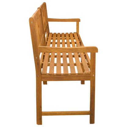 vidaXL Outdoor Bench Natural 220 x 55.5 x 90 cm Solid Acacia Wood