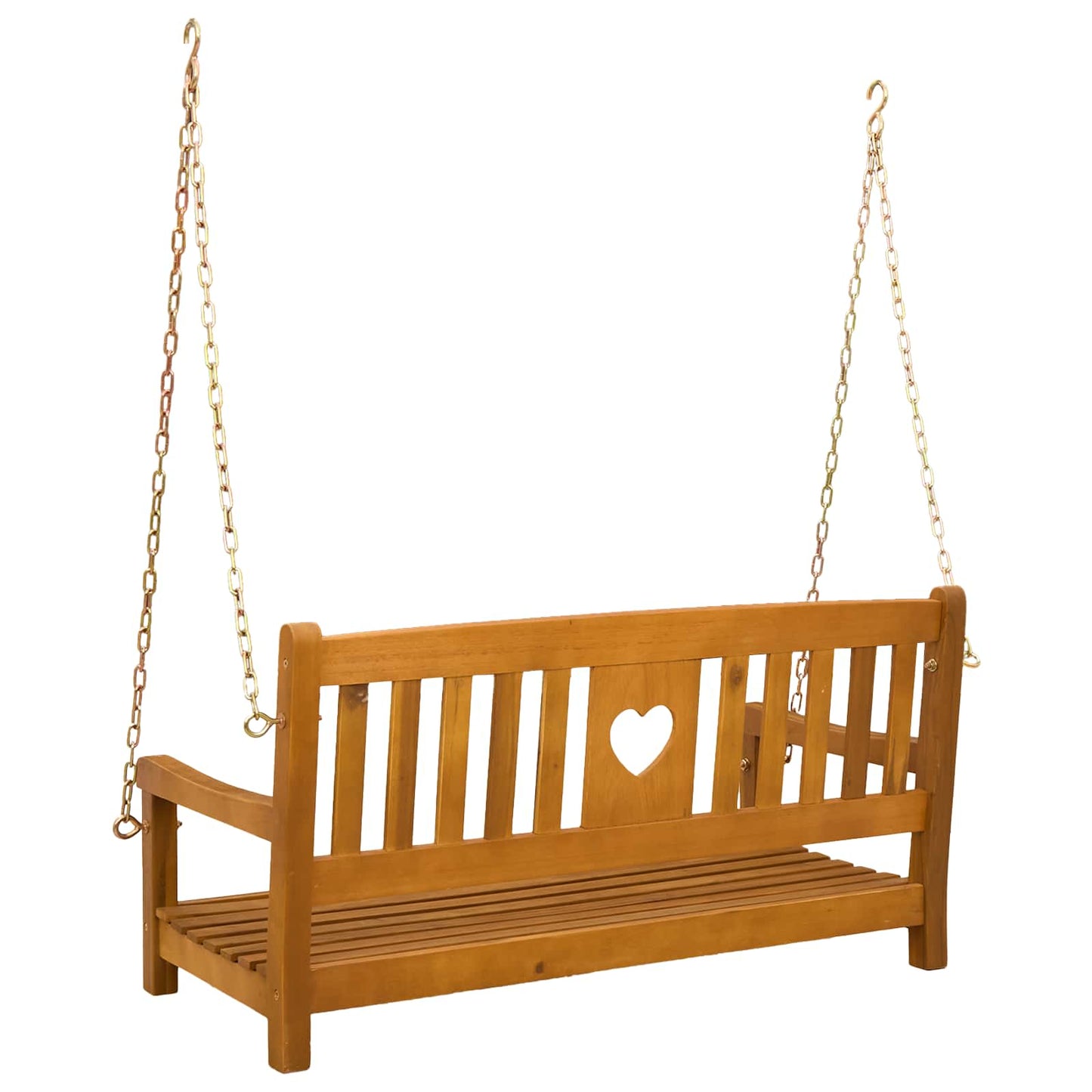 vidaXL Garden Swing Bench Natural 110 x 56 x 58 cm Solid Acacia Wood
