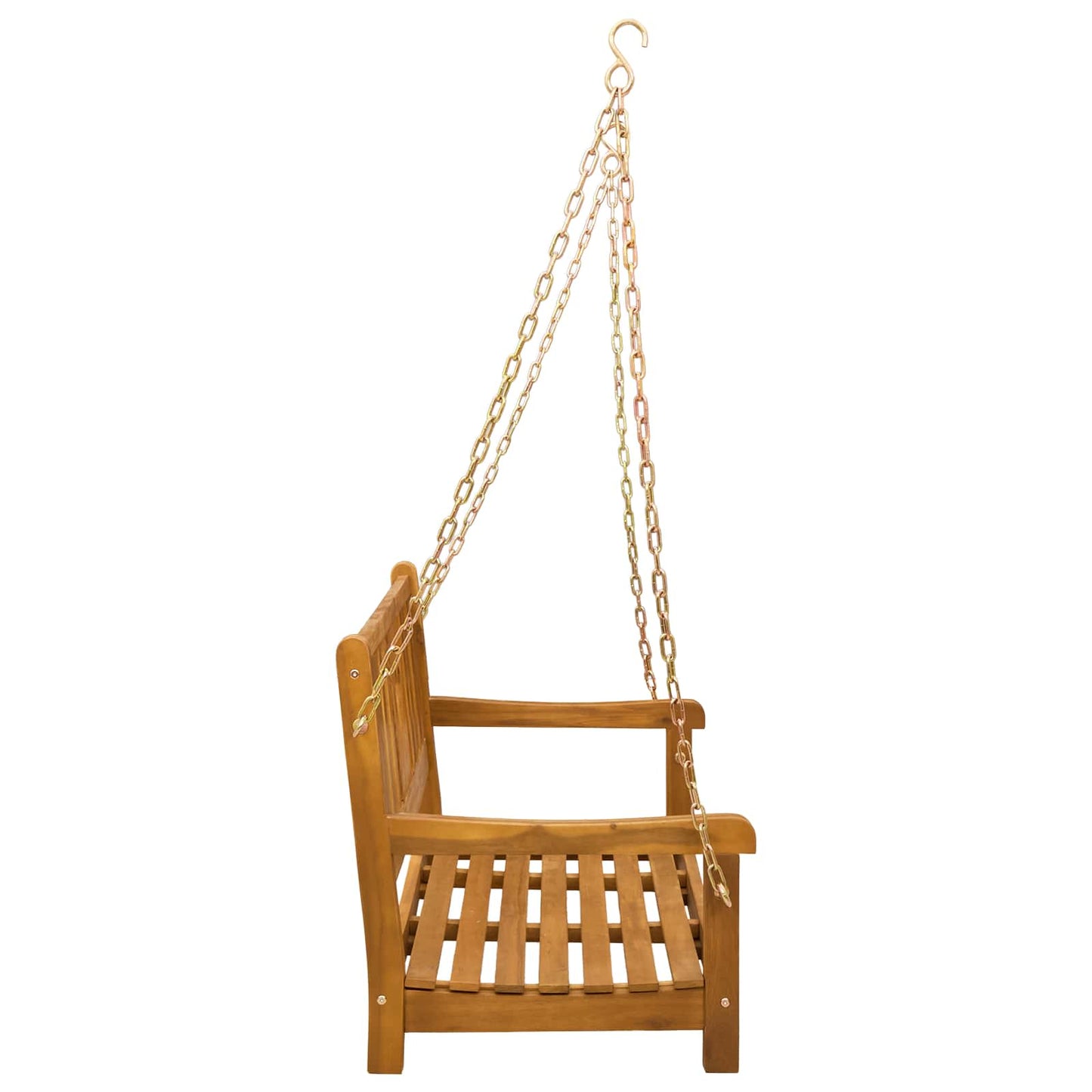 vidaXL Garden Swing Bench Natural 110 x 56 x 58 cm Solid Acacia Wood
